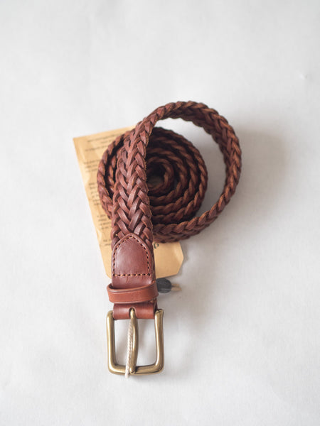 3CM 9PLY POLO TIP Handwoven Belt | Tan - Skjønn Concept Store