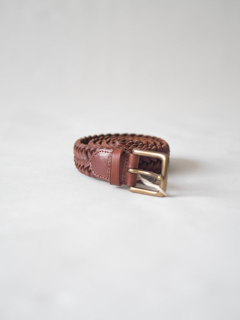 3CM 9PLY POLO TIP Handwoven Belt | Tan - Skjønn Concept Store