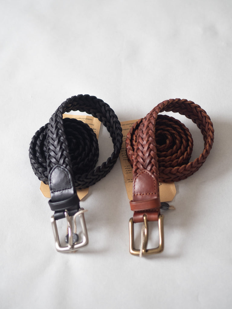 3CM 9PLY POLO TIP Handwoven Belt | Tan - Skjønn Concept Store