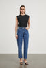 Allison Cropped Jeans | Mid Blue Denim - Skjønn Concept Store