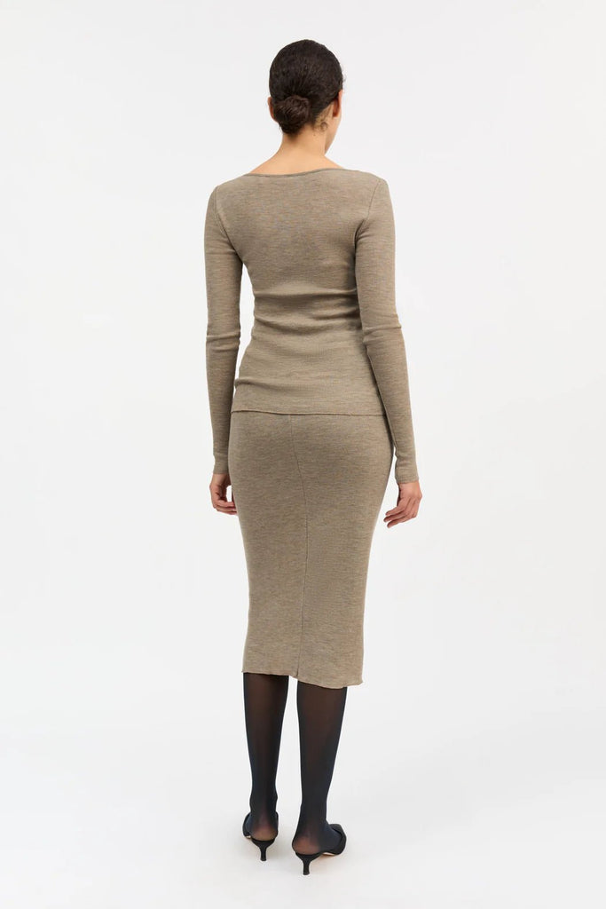 Amy Skirt | Brown - Skjønn Concept Store