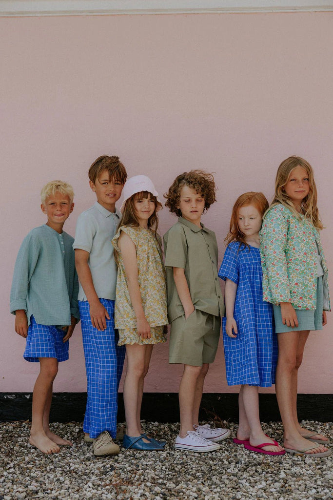 Andrea Shorts | Art Blue - Skjønn Concept Store