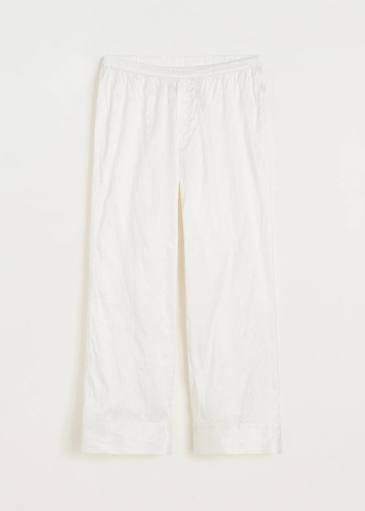 Ava Pant Recycled Silk | Pure Ecru - Skjønn Concept Store