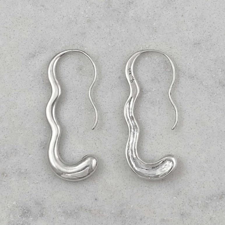 Barbara Hoops | Silver - Skjønn Concept Store