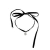 Bast Necklace Mini Ribbon | Silver - Skjønn Concept Store