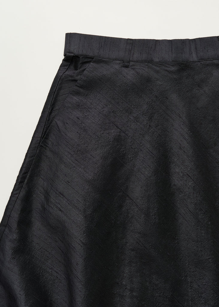 Bea Skirt Silk | Black Navy - Skjønn Concept Store