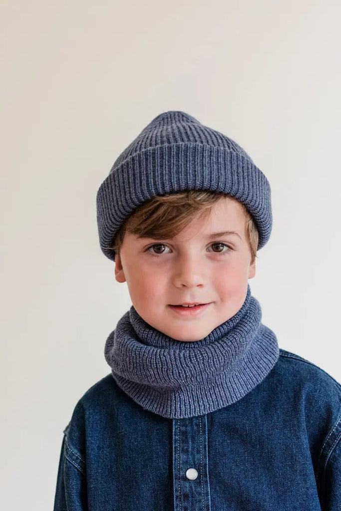 Beanie Fonzie Kids | Denim - Skjønn Concept Store