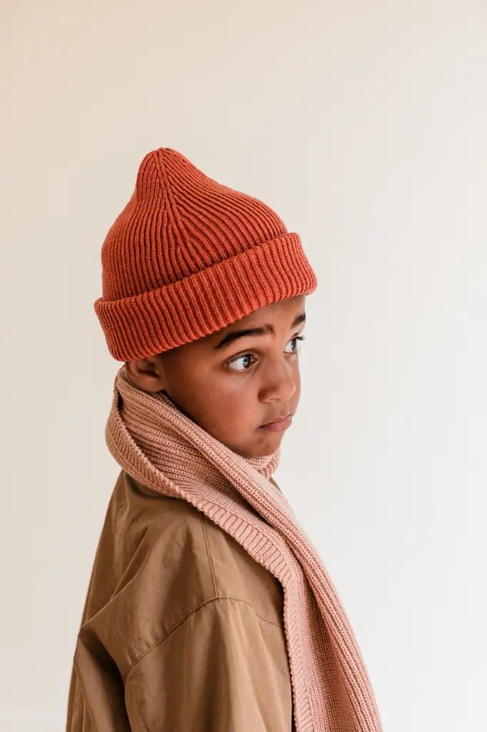 Beanie Fonzie Kids | Wild Berry - Skjønn Concept Store