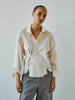 Beatrice Shirt | Pinstripes Off White - Skjønn Concept Store