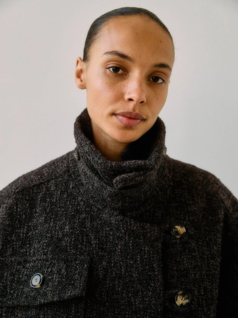 Betty Bouclé Coat | Ash - Skjønn Concept Store
