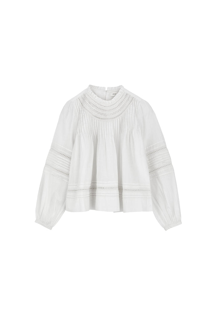 Bianco Blouse | Optic White - Skjønn Concept Store