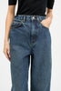 Bille Barrel Jeans | Washed Dark Blue - Skjønn Concept Store