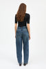Bille Barrel Jeans | Washed Dark Blue - Skjønn Concept Store