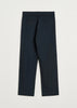 Billy Pant Zip Poplin | Black Navy - Skjønn Concept Store