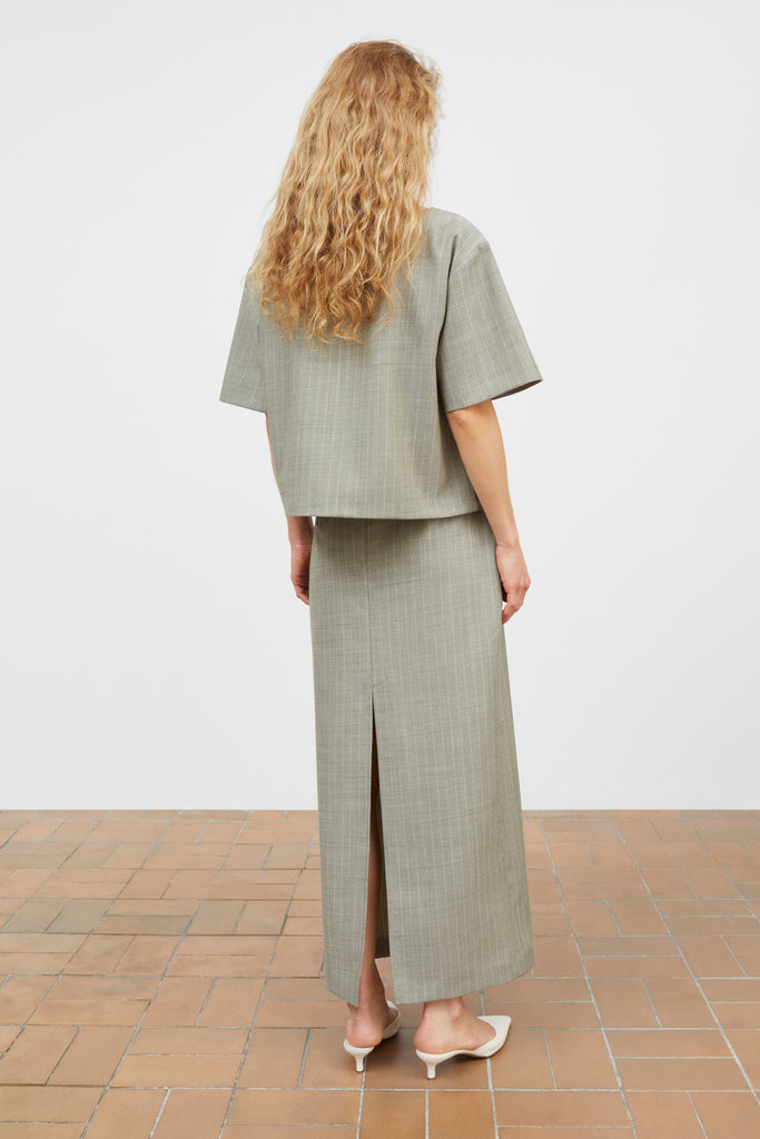 Blond Tee | Light Grey/Ecru - Skjønn Concept Store