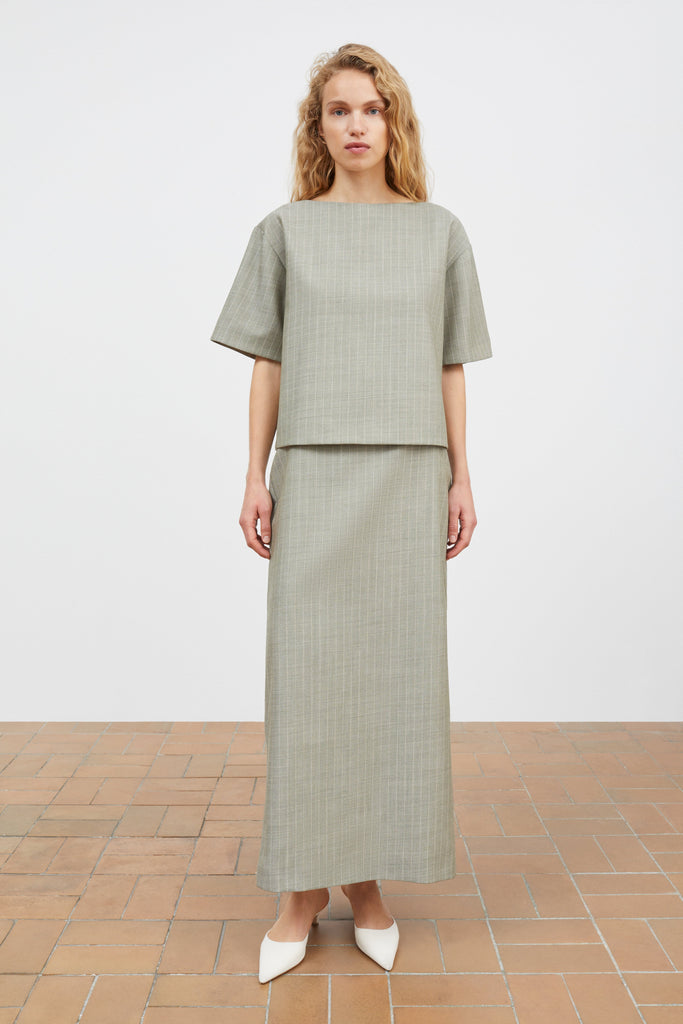 Blond Tee | Light Grey/Ecru - Skjønn Concept Store