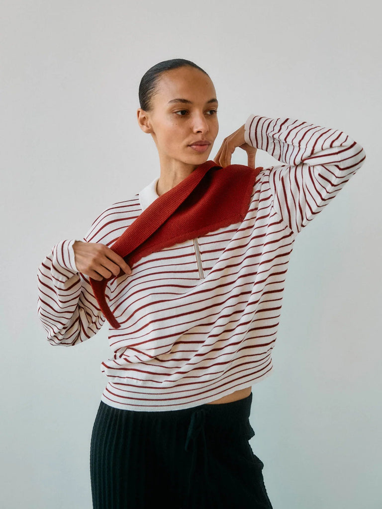 Boline Wool Scarf | Orange Melange - Skjønn Concept Store