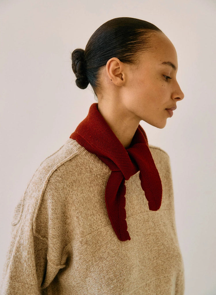 Boline Wool Scarf | Orange Melange - Skjønn Concept Store