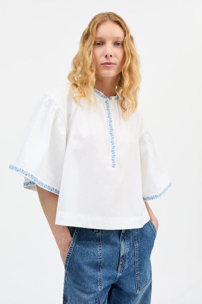 Bonne Blouse | Optic White - Skjønn Concept Store