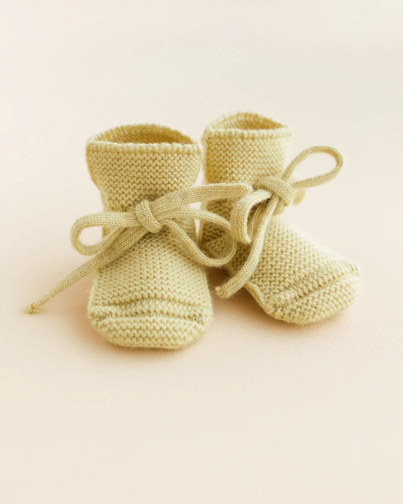 Booties Wool | Light Yellow - Skjønn Concept Store