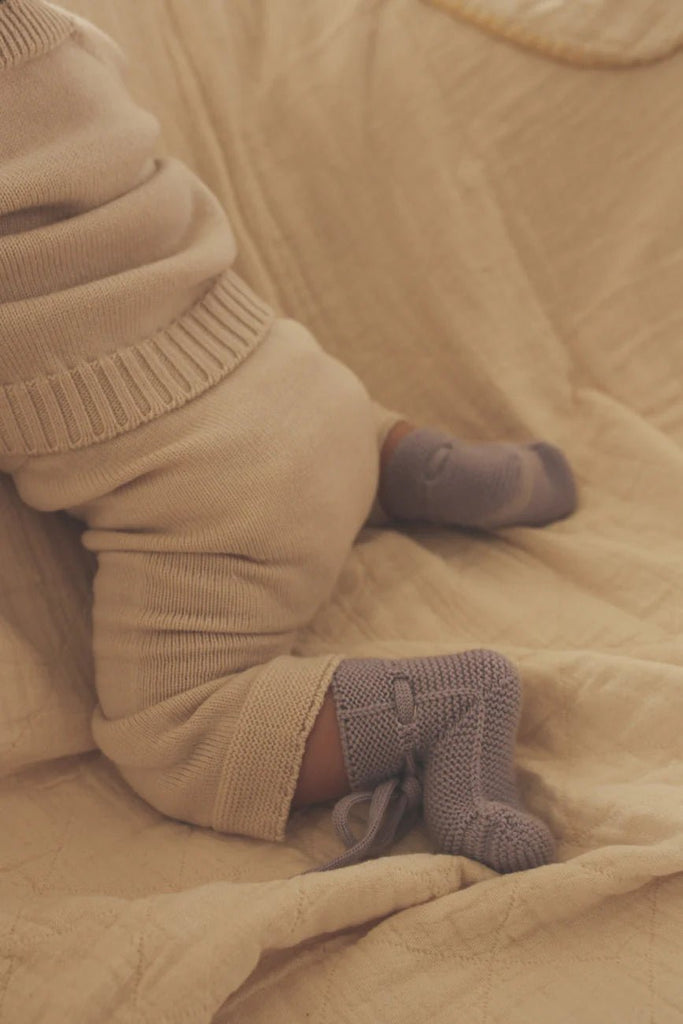 Booties Wool | Lilac - Skjønn Concept Store