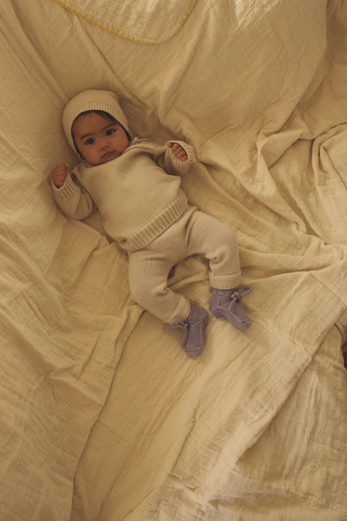 Booties Wool | Lilac - Skjønn Concept Store