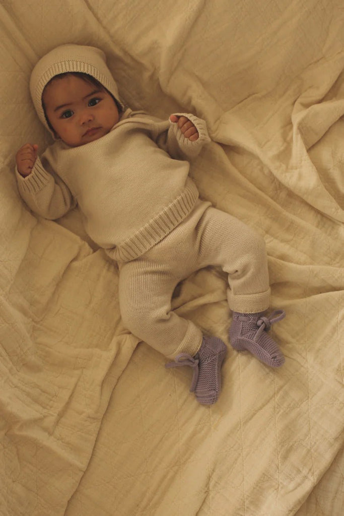 Booties Wool | Lilac - Skjønn Concept Store