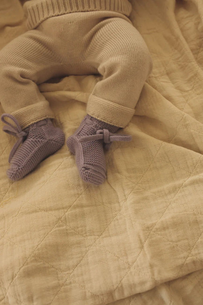 Booties Wool | Lilac - Skjønn Concept Store