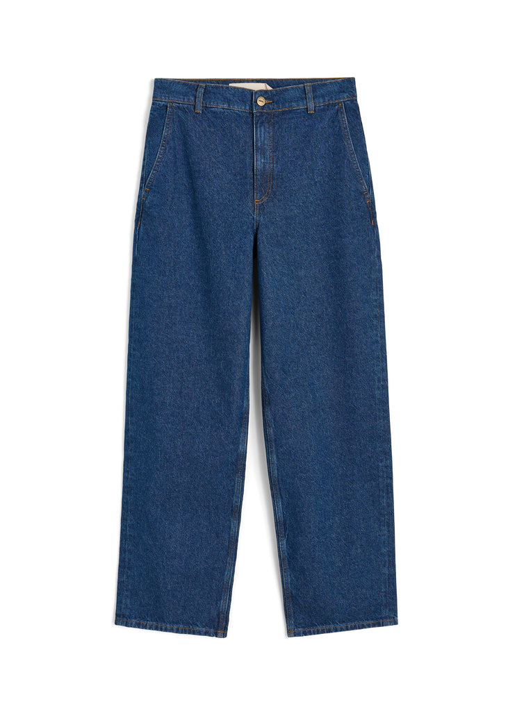 Carlo Midwaist Wide Jeans | Mid Blue - Skjønn Concept Store