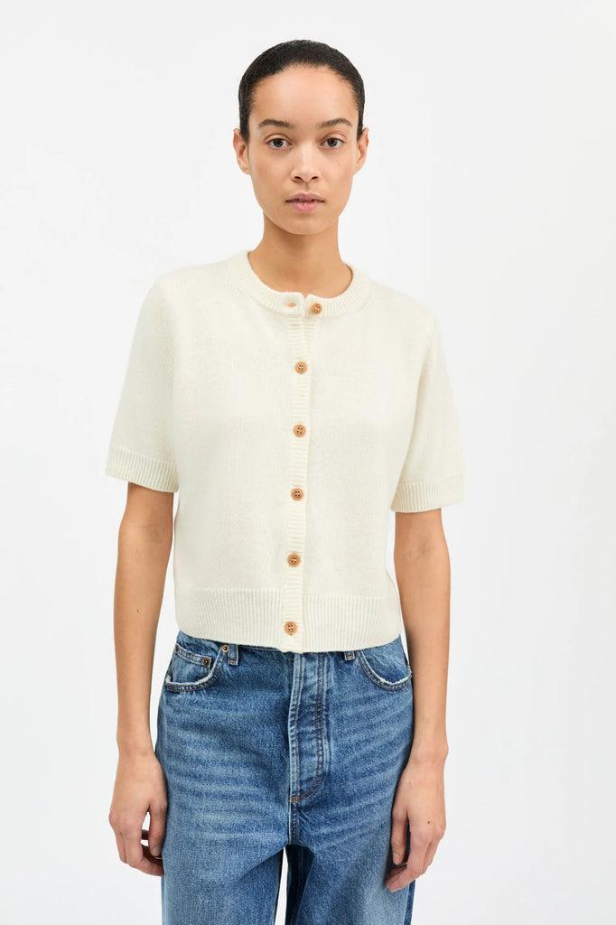 Carmaine Cardigan | White - Skjønn Concept Store