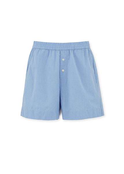 Casual Shorts Check | Mix Blue - Skjønn Concept Store