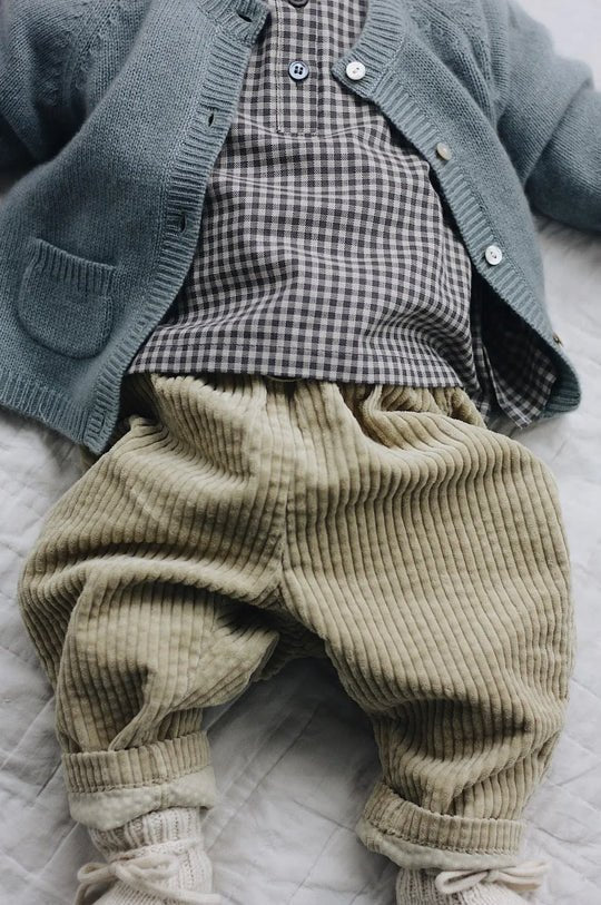 Charlie Trousers (baby) | Olive - Skjønn Concept Store