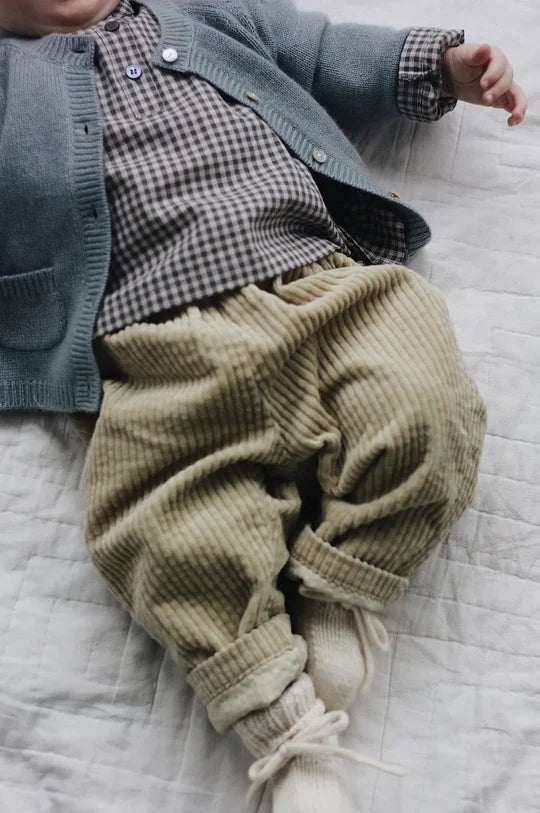 Charlie Trousers (baby) | Olive - Skjønn Concept Store
