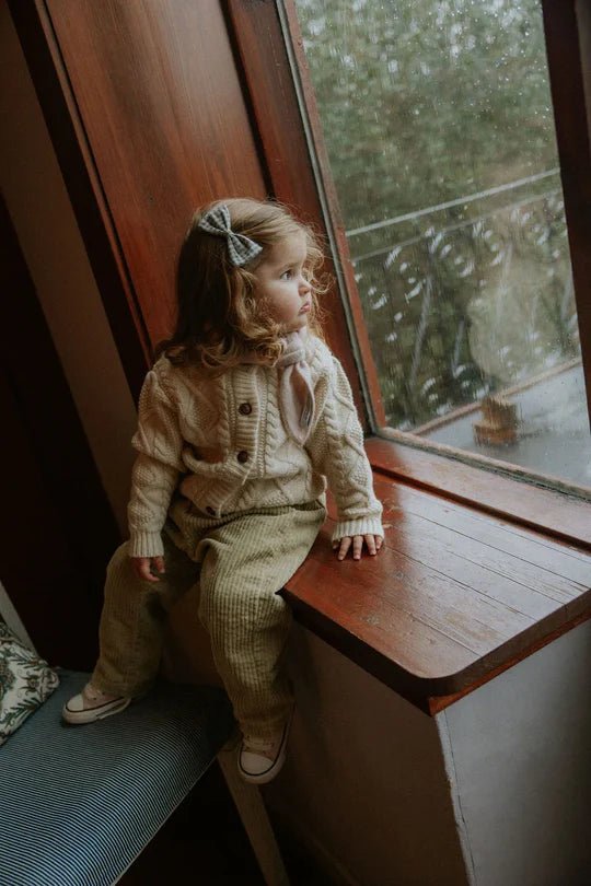 Charlie Trousers (kids) | Olive - Skjønn Concept Store