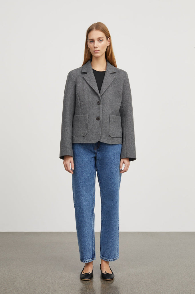 Claire Blazer | Grey Structure - Skjønn Concept Store