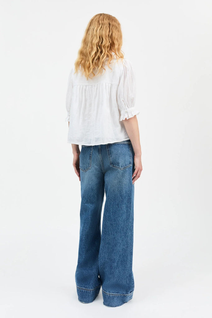 Clea Blouse | Optic White - Skjønn Concept Store