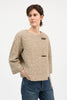 Clothilde Blazer | Brown/Cream Herringbone - Skjønn Concept Store