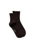 Cotton Frill Socks | Chocolate - Skjønn Concept Store
