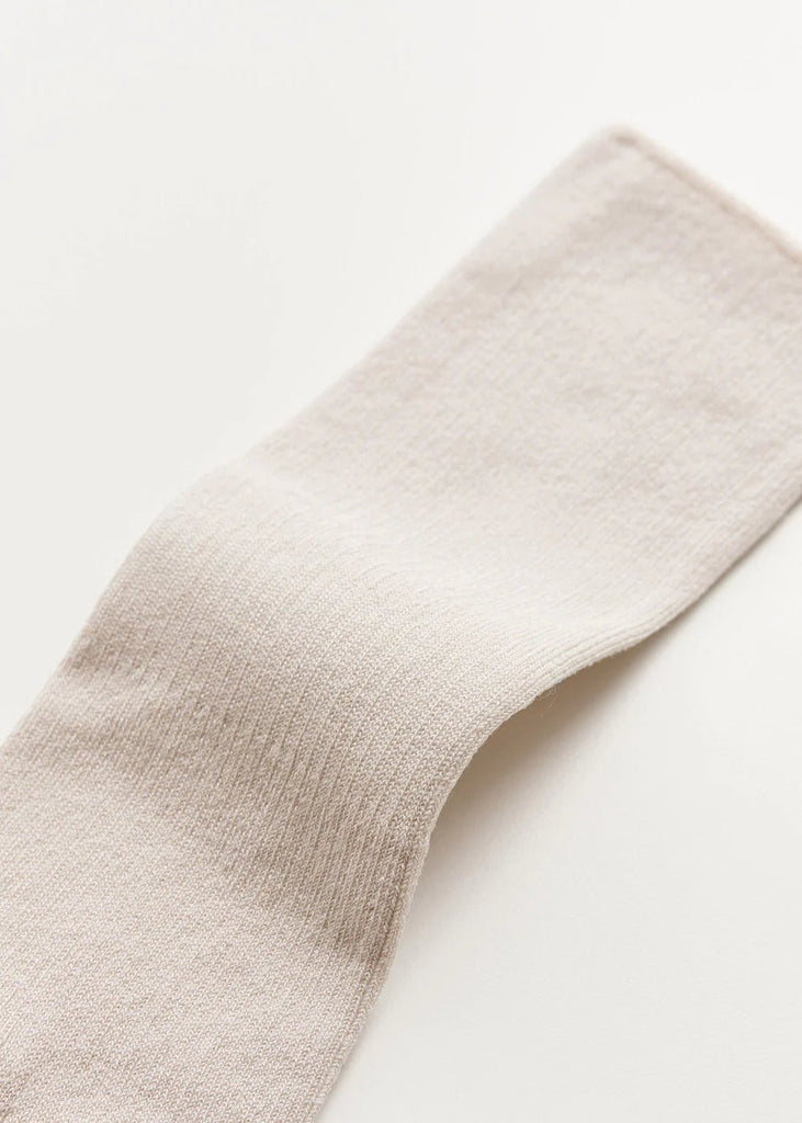 Cotton Rib Socks | Milk - Skjønn Concept Store