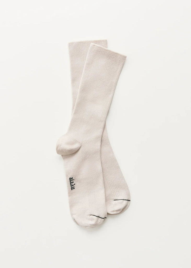 Cotton Rib Socks | Milk - Skjønn Concept Store