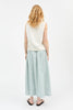 Dagny Skirt | White/Aqua Stripe - Skjønn Concept Store