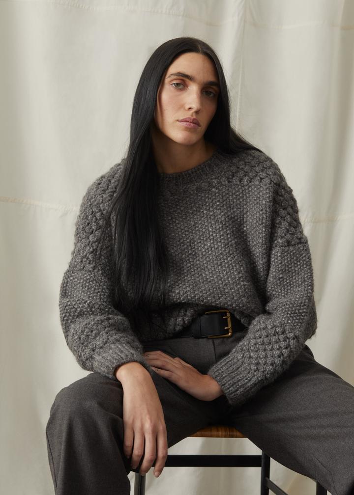 Daniela Wool Sweater | Pure Dark Grey - Skjønn Concept Store