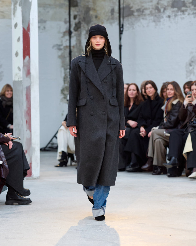 David Coat | Dark Grey Melange - Skjønn Concept Store