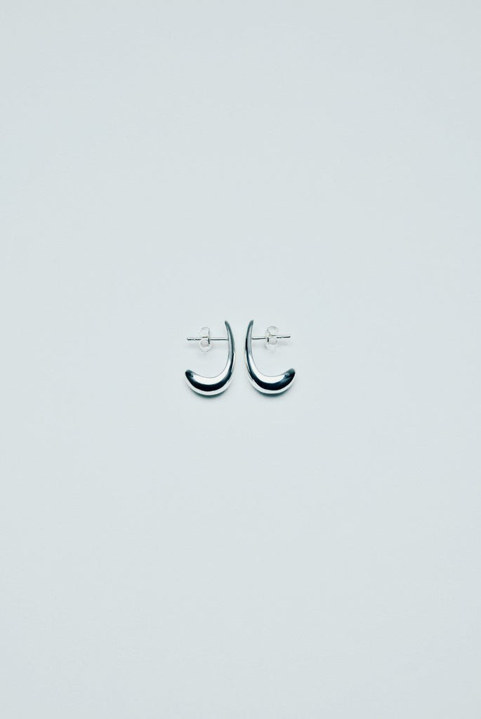 Dualism Sculptural Earrings | Silver - Skjønn Concept Store