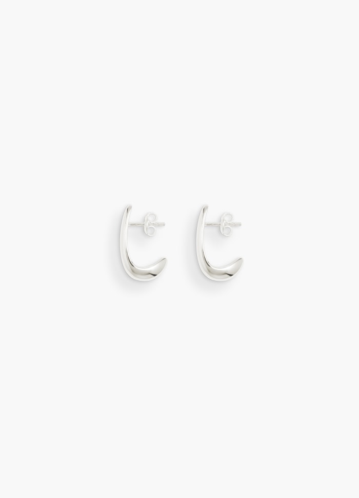 Dualism Sculptural Earrings | Silver - Skjønn Concept Store