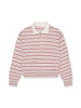 Ea Merino Polo Striped | Off White - Skjønn Concept Store
