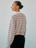 Ea Merino Polo Striped | Off White - Skjønn Concept Store