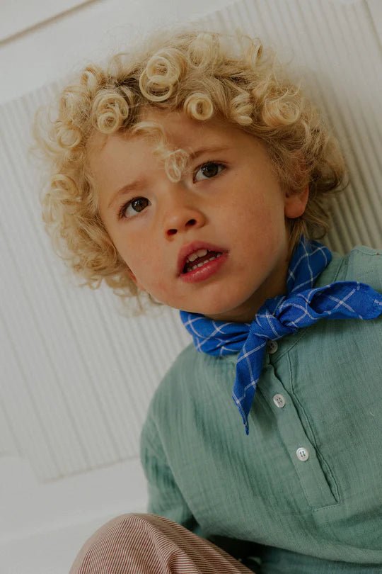 Eddie Scarf | Art Blue - Skjønn Concept Store