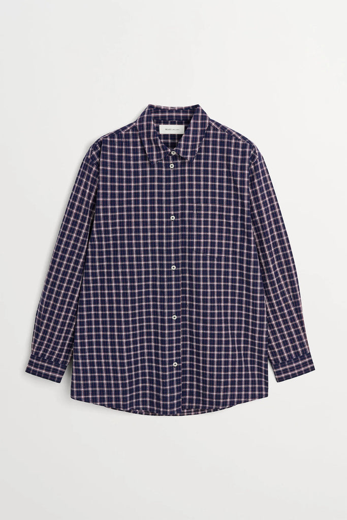 Edgar Shirt | Navy/White/Red Check - Skjønn Concept Store