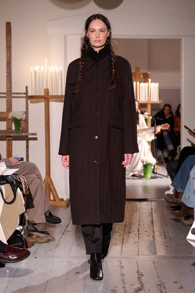 Ernest Coat | Brown Herringbone - Skjønn Concept Store